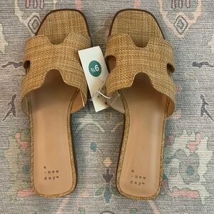 a new day beige Nina Slide Sandals